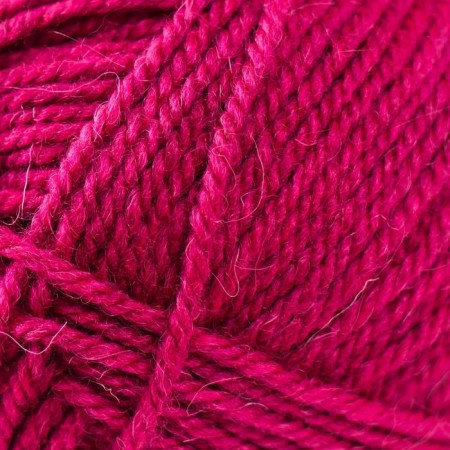 Yarn "Narodnaya" 30% wool, 70% acrylic volume 220m/100g (439-raspberry)-2