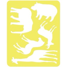 Stencil for drawing 