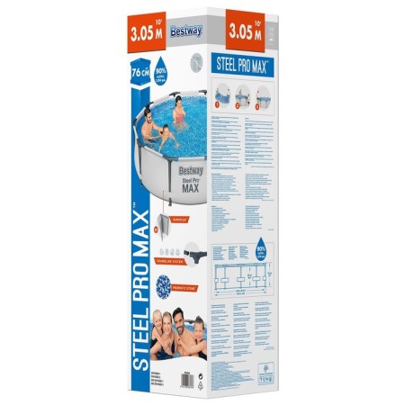 Steel Pro Max frame pool 305 x 76 cm, 56406 Bestway-5