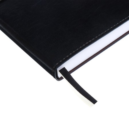 Dated diary 2024 A5 176 sheets, Devente.Saltos, soft cover of artificial leather, lies, cream block 70 g/m2, black-4