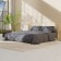 Lovelife Lovelife Lowel 1.5P Texture: Dark Gray, 143x215cm, 150x240cm, 50x70cm-2pcs, microfiber, 110 g/m2