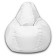 The hand-bag “pear” is positive, size l, diameter 80 cm, height 100 cm, oxford, white color