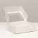 Self -charged box with a window, white, 31 x 22 x 9.5 cm