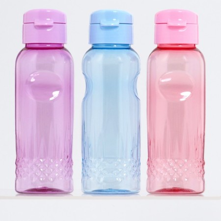Water bottle, 650 ml, Flores, 4.7 x 22 x 7 cm, mix-1