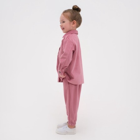 Kids Kaftan "Velvet", p. 32 (110-116), pink-1