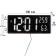 Electronic wall clock, desktop, with an alarm clock, 15 x 36 x 3 cm, USB