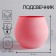 Pastel-red candlestick 10.5x11.5 cm, 760 cm