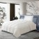 Arya Home Airloft blanket, size 155x215 cm, white color