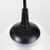 Susage "cone" 1x15W E27 Model: BR 00272 Black/Transparent 25x25x15cm