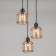 Suspended Citilux “Taverna” CL542232, 26x26x120 cm, 3x75W, E27, Black Color Black