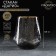 Glass glass Magistro "Dario", 450 ml, graphite color