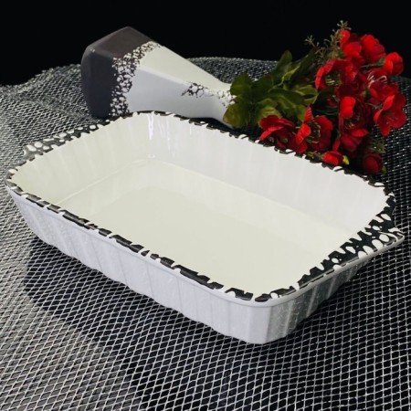 Lenardi baking dish, rectangular, porcelain, length 28 cm