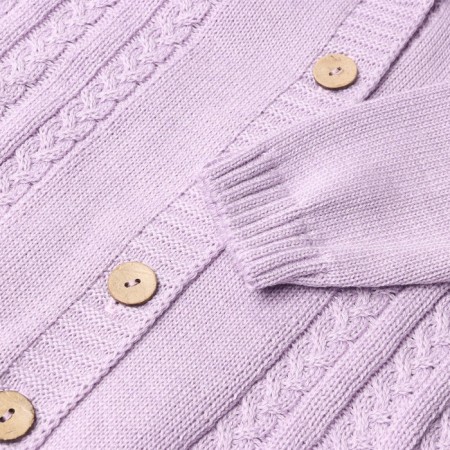 Combine Children's Knitted Minaku, height 62-68, lavender color-4