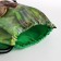 Bag for shoes on the lace, green color