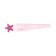 Plastic line 12 cm "star", pink