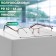 Ready glasses GA0515 (color: c1 gold; diopter: + 1; tint: no)