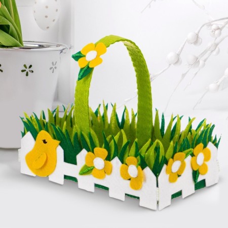 Set for creating an Easter basket made of felt "Luzhaika"