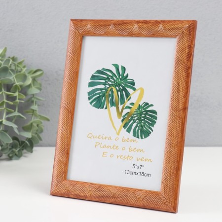 Photo frame plastic 13x18 cm "Temini of the waves" Brown 20.6x15.7x1 cm-2