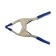 The clamp is enhanced tick -shaped tundra, 9 ", metal, clamp up to 90 mm, 225 mm