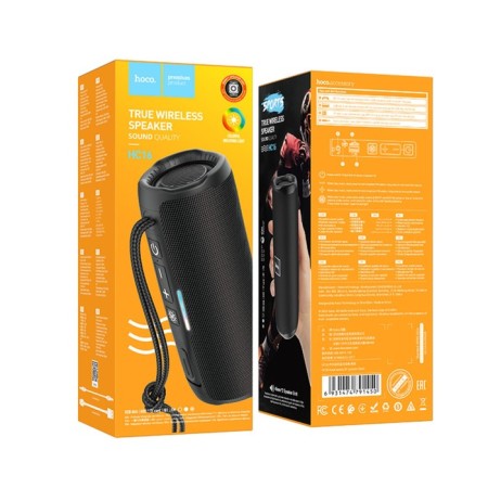 Portable column Hoco HC16, 10 W, BT 5.3, FM, AUX, 1200 mAh, black-3