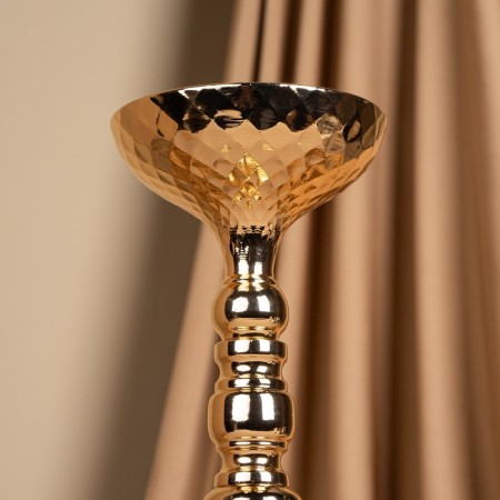Summary Metal for 1 candle "Richard" Color Gold 12.5 x 12.5 x 44 cm-13