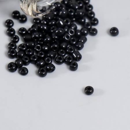 12/0 round beads in the bottle "Black Night" 20 g-2