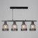 Lamp "Henry" 4he27 40W Black 78x14.5x23-123 cm