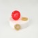 Hands and legs massage, d = 3.5 cm, 2 rings, red color