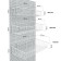Korsin regiment for economy panels, 596 × 301 × 130 mm, white color