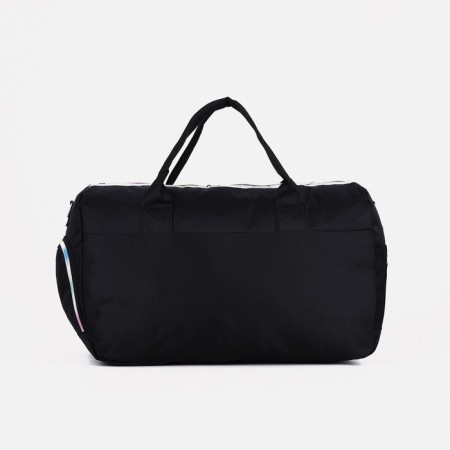 Sports bag with lightning, shoes, long belt, black color-1