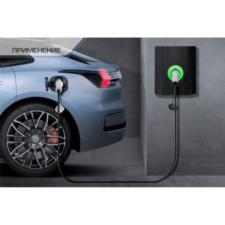 Charged cable for the electric car Fulltone, Mode 3, Type 2 on GB/T, 32 A, 1 phase-5