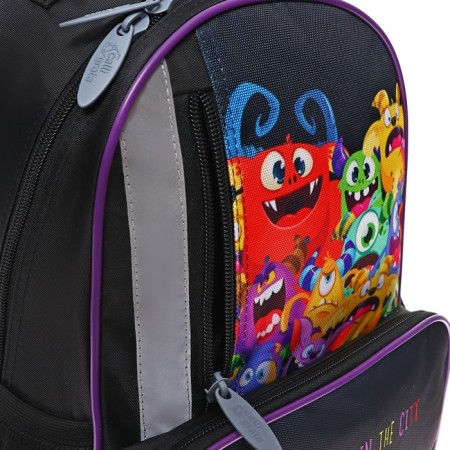 School backpack, 37 x 26 x 13 cm, ergonomic back, Calligrata ORT "MONTRICS"-12