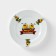 Porcelain plate "Bees", D = 17 cm