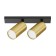 Technical C051CL-U-02BMG, 2XGU10, 10W, 34.4x6x12 cm lamp, black and matte gold