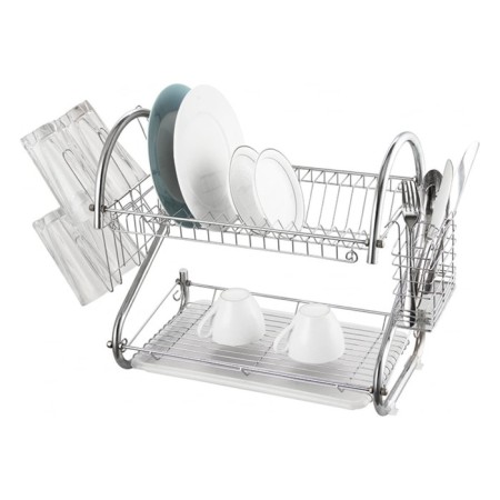 Laguna dishes, two levels, silver-1
