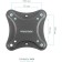 Kromax Corbel-7 Black 22 22 "-65" Max.30kg, wall turn and 107755