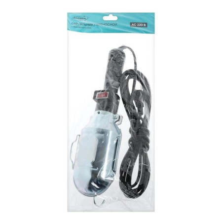 A portable LEAZon Lighting LED lamp with a circuit breaker, 10W, 24LED, 5 m, black-4