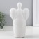 Ceramics candlestick per 1 candle "Angel" d = 3.5 cm white 14x9.5x25 cm