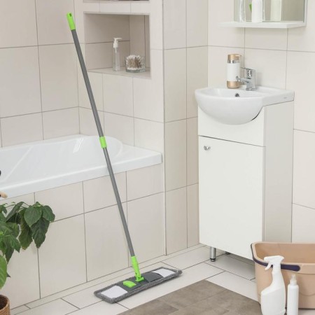 Swabbrais for washing the floor is a flat share, a microfiber nozzle 42 × 12 cm, telescopic handle 73-124 cm-6
