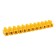 Klement screw block KV-16 6-16, current 30 A, polypropylene yellow rexant (10 pcs.