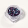 Sparkles for decor, medium/small, blue/red color