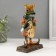 Souvenir Polystone with the clock "Jabius King" 25x15.3x8 cm