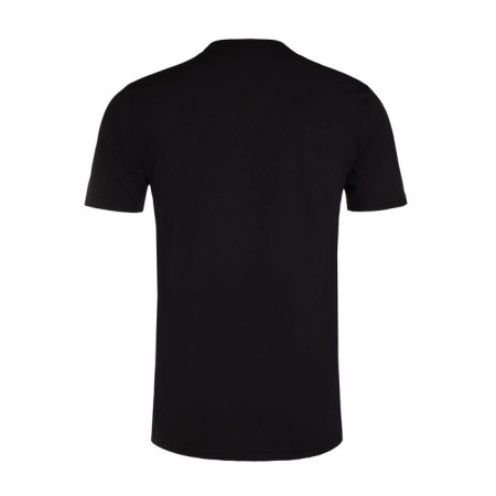 T -shirt male, black color/print mix, size l-6