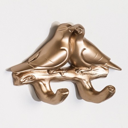 Nast-light decor "Doves", 10.5 x 7 cm, gold-3
