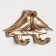 Nast-light decor "Doves", 10.5 x 7 cm, gold