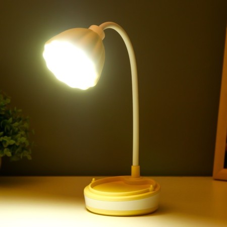 Linei table lamp LED 2W USB AKB yellow 10.5x10.5x37 cm Risalux-3