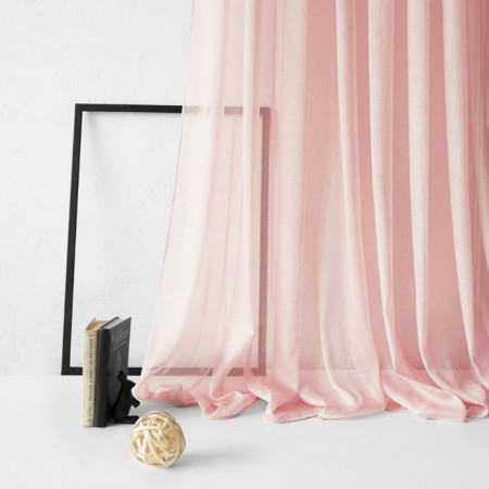 Curtain "Lounli", size 500 x 270 cm, pink color-1