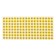 Kuznetsova applicator, 144 spines, spanbond, 26 x 56 cm, yellow.