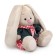 Soft toy "Bunny mi in a velvet jacket and trousers", 15 cm
