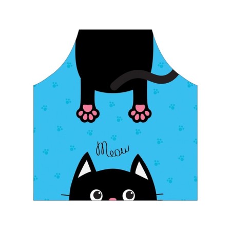Apron kitchen with a photo print "Kotya Murlyk", adjustable, size OS-2